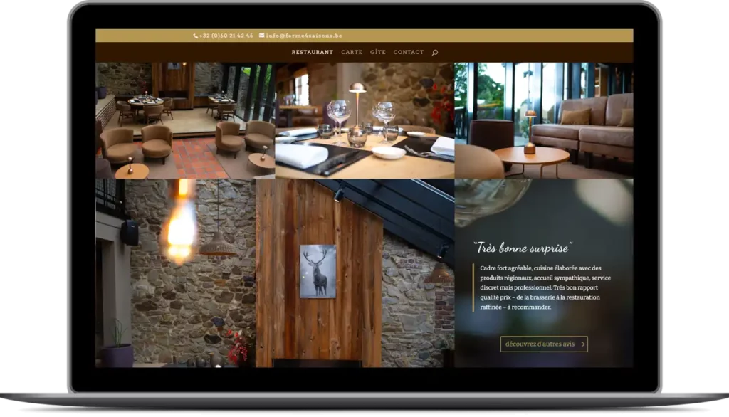 site internet restaurant charleroi